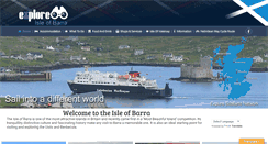 Desktop Screenshot of explore-isle-of-barra.co.uk